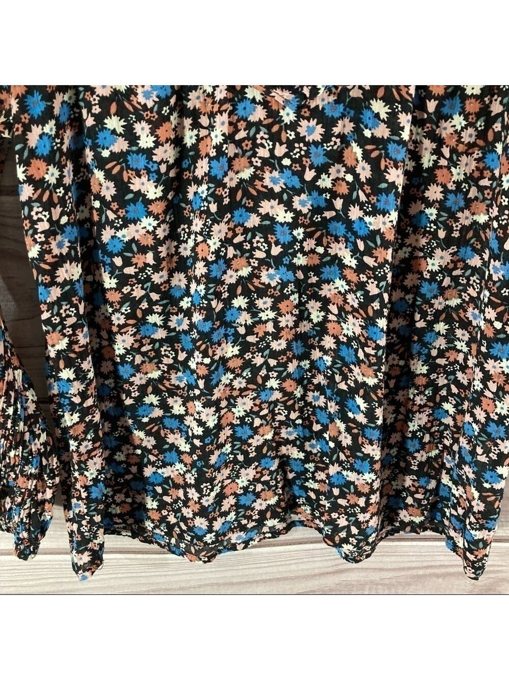 MADEWELL Ruffle Yoke Prairie Top Spring Floral - Picture 4 of 14